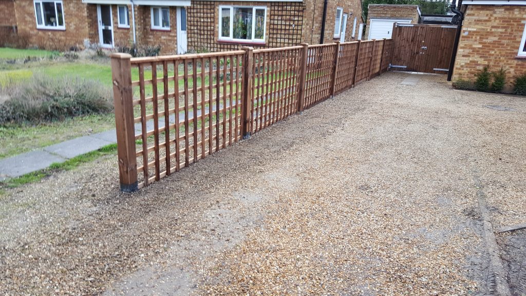 Pergola, post and rail and trellis