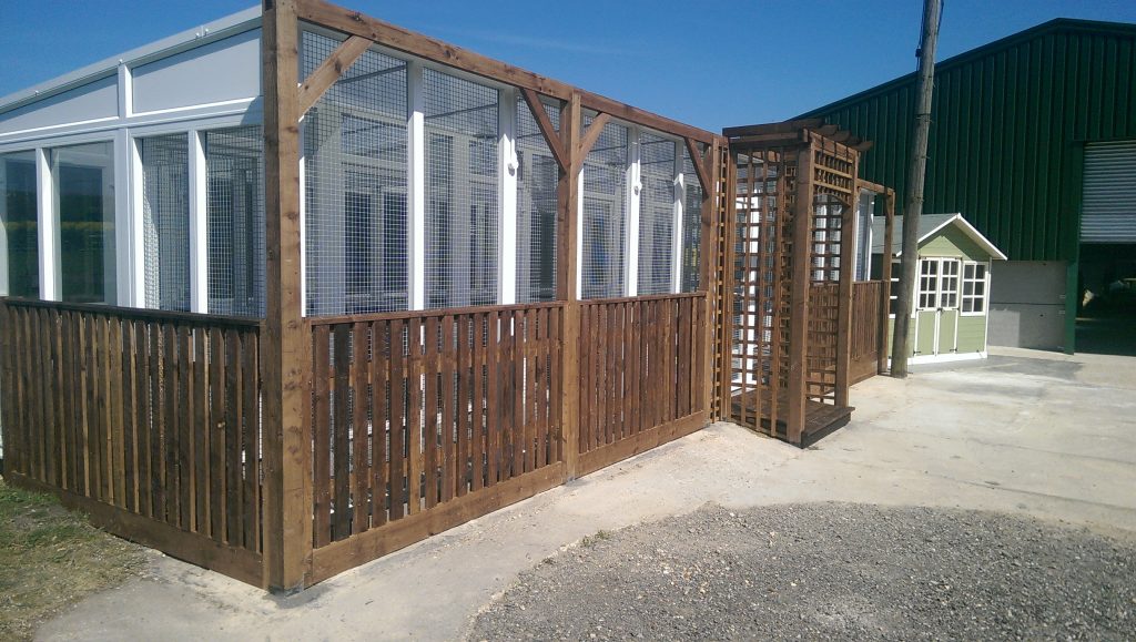 Pergola, post and rail and trellis