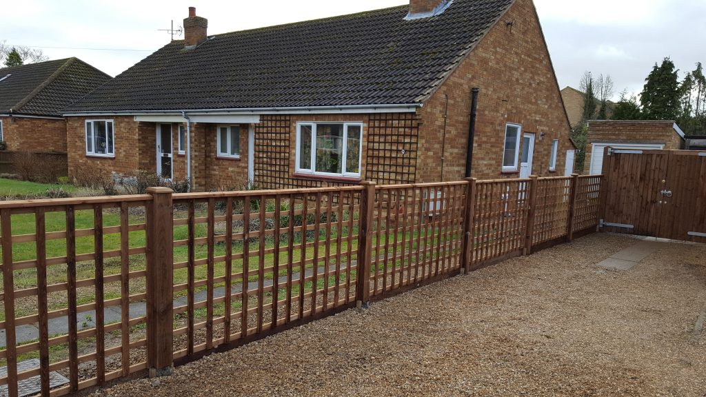 Pergola, post and rail and trellis
