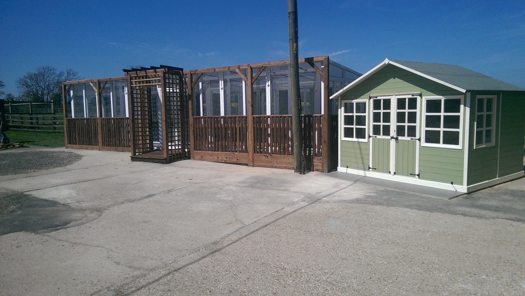 Pergola, post and rail and trellis